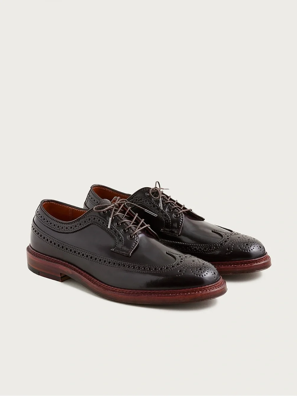 J Crew Alden® for J.Crew cordovan longwing bluchers BO982